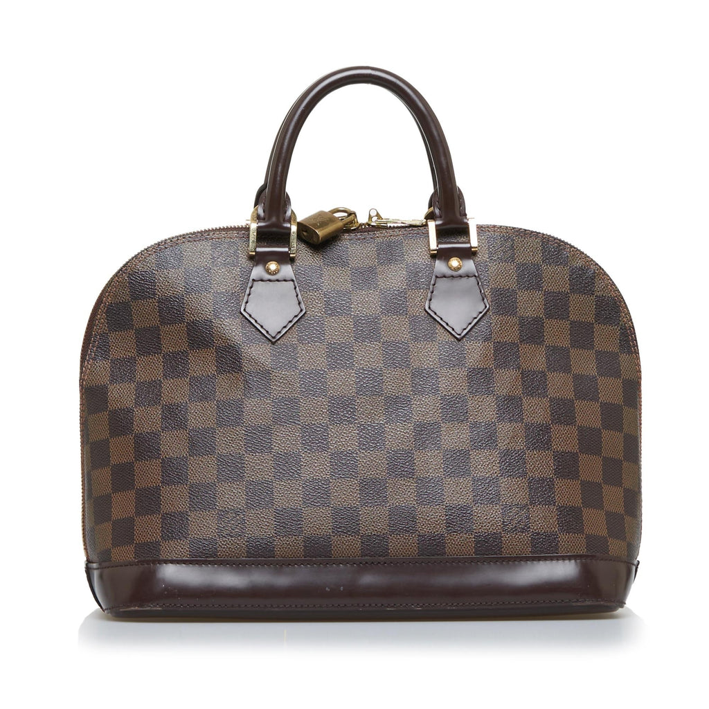 Louis Vuitton Damier Ebene Alma PM (SHG-Rfr27D)