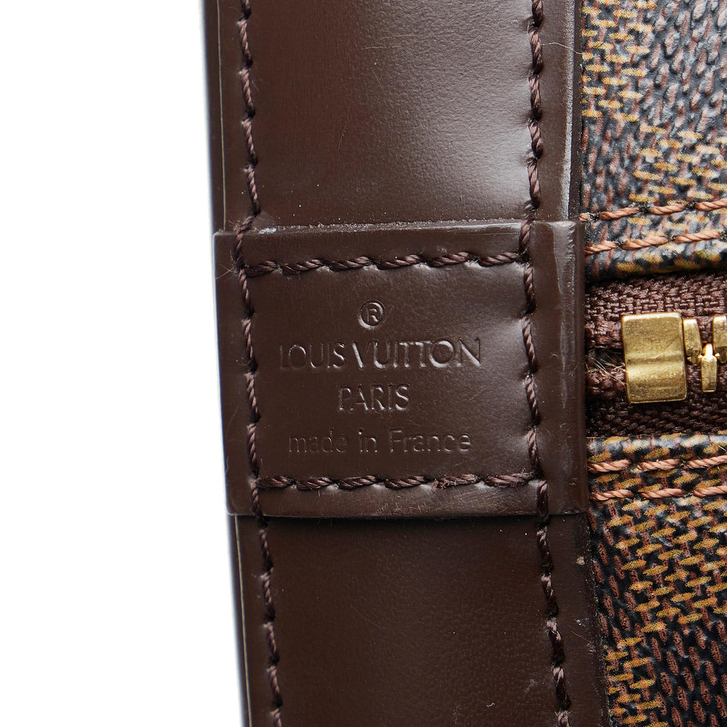 Louis Vuitton Damier Ebene Alma PM (SHG-Rfr27D)