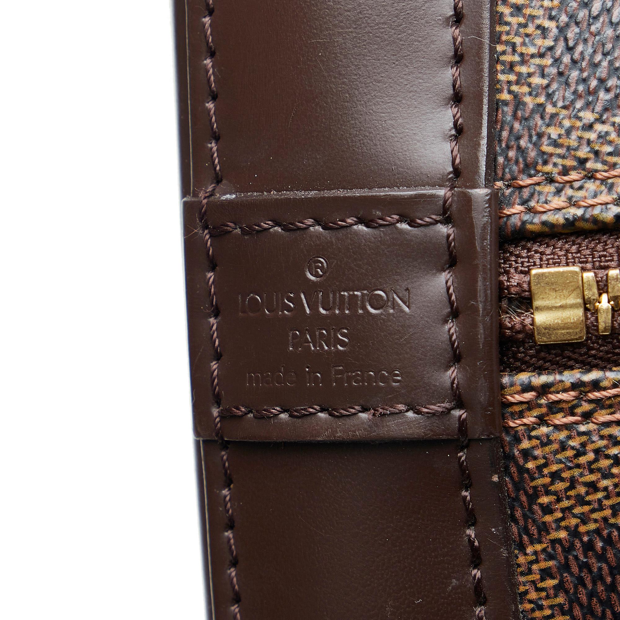 Louis Vuitton Damier Ebene Alma PM (SHG-Rfr27D)