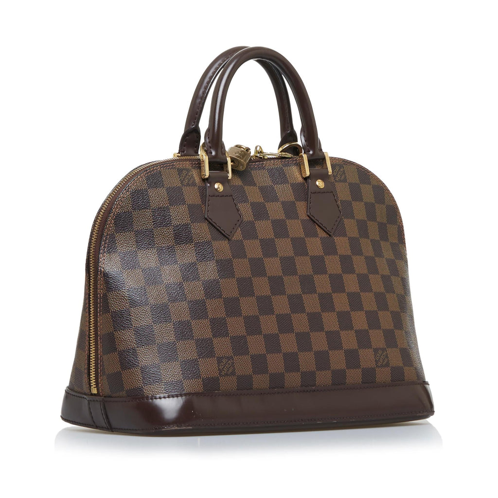 Louis Vuitton Damier Ebene Alma PM (SHG-Rfr27D)
