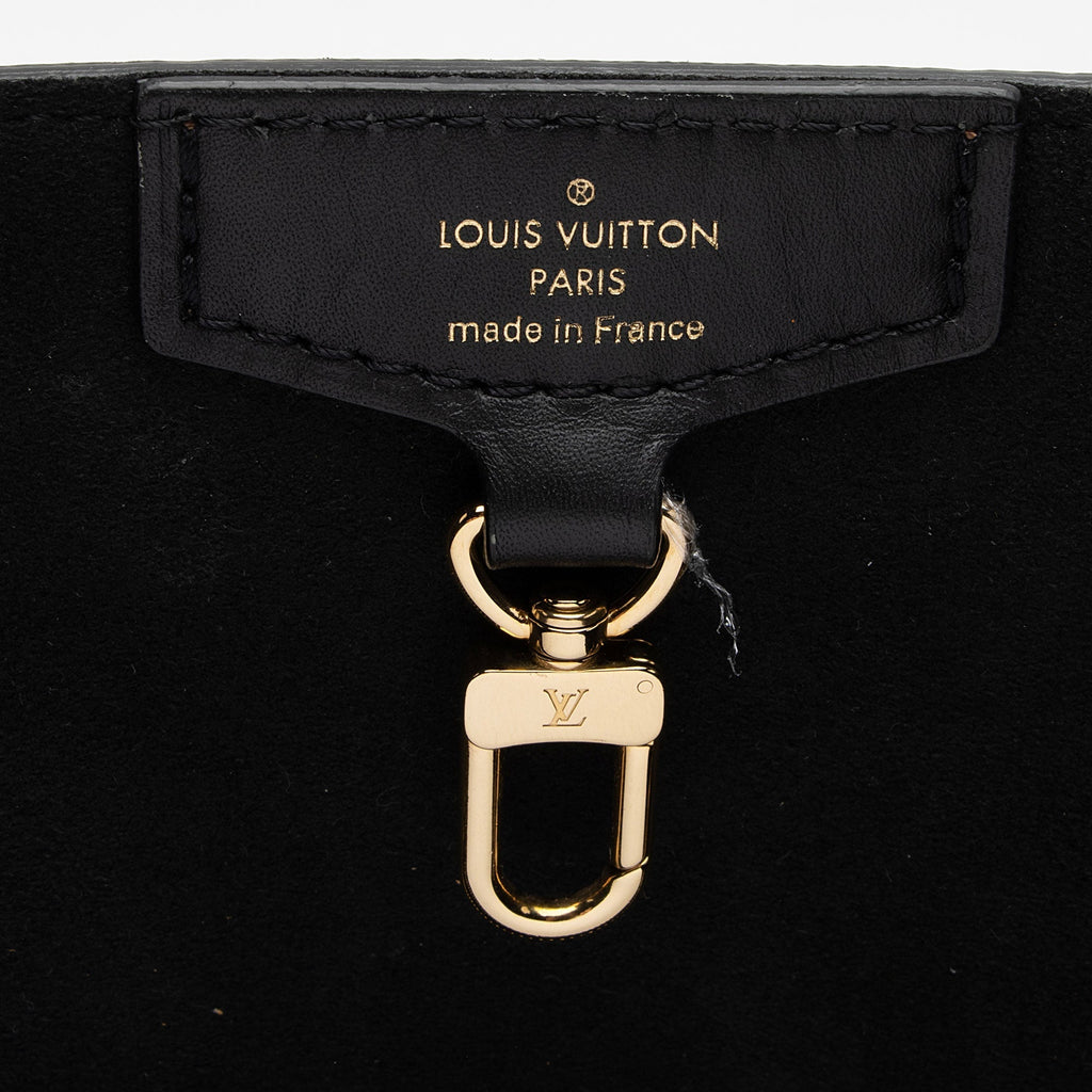 Louis Vuitton Damier Ebene Belmont MM Tote (SHF-F2YBxO)