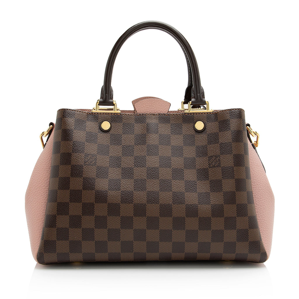 Louis Vuitton Damier Ebene Brittany Satchel (SHF-23320)