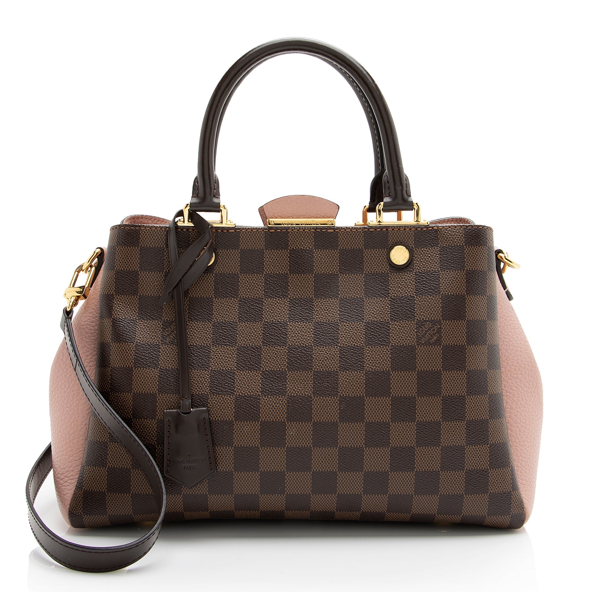 Louis Vuitton Damier Ebene Brittany Satchel (SHF-23320)
