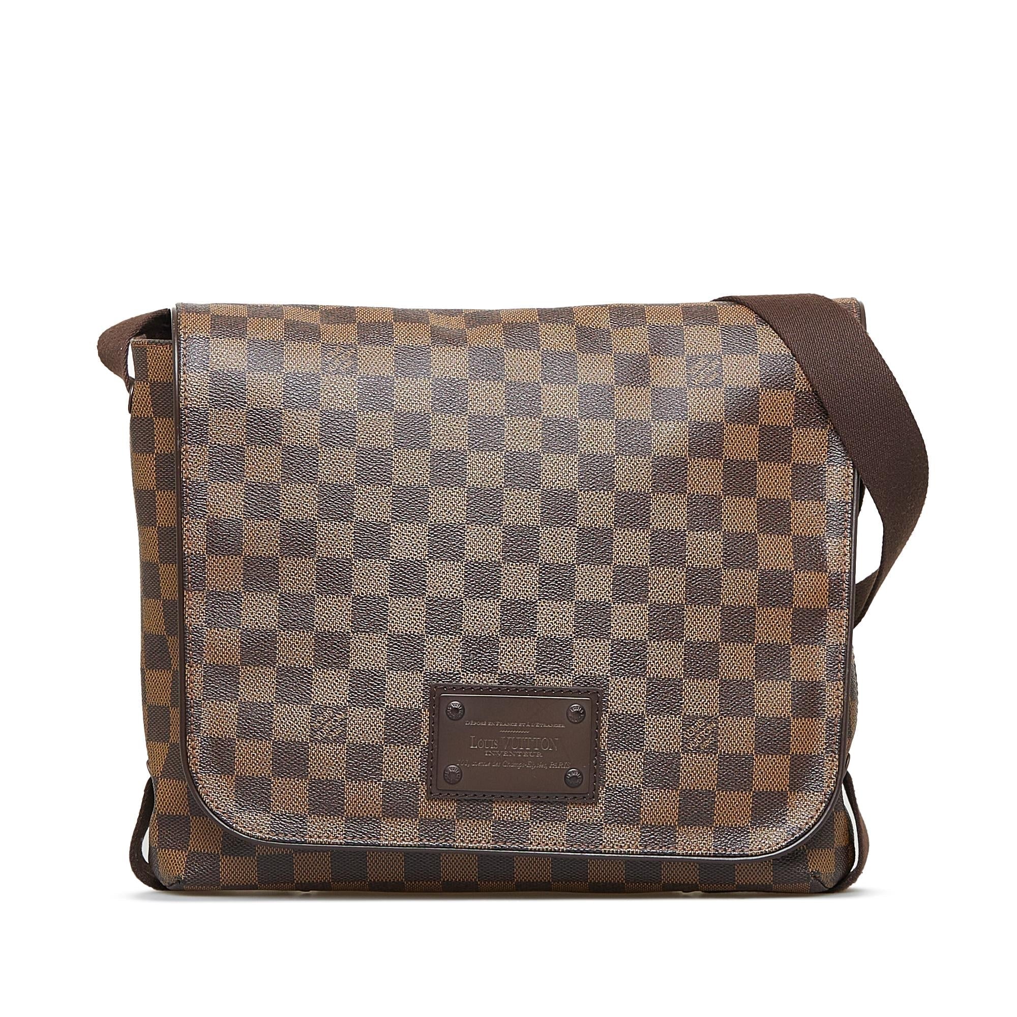 Louis Vuitton Damier Ebene Brooklyn MM (SHG-BV2RmB)