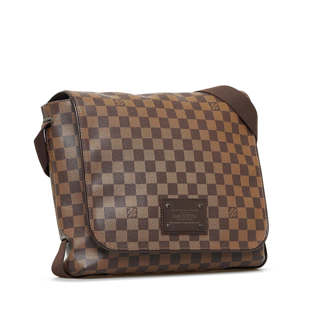 Louis Vuitton Damier Ebene Brooklyn MM (SHG-BV2RmB)