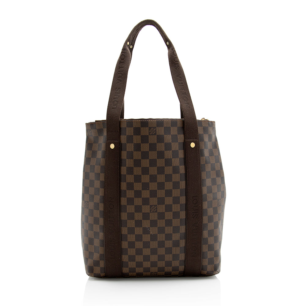 Louis Vuitton Damier Ebene Cabas Beaubourg Tote (SHF-21693)