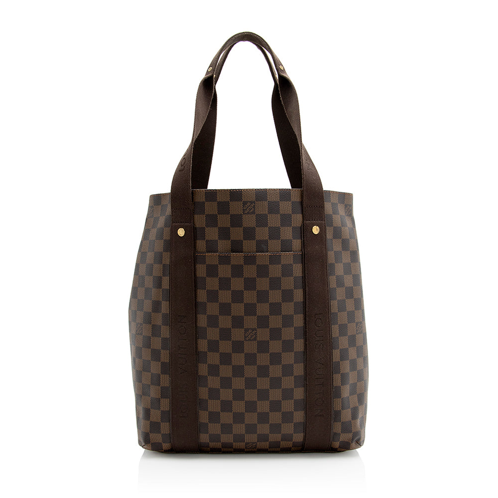 Louis Vuitton Damier Ebene Cabas Beaubourg Tote (SHF-21693)