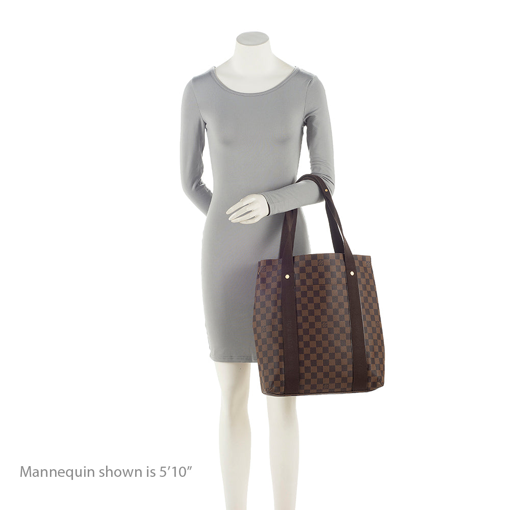 Louis Vuitton Damier Ebene Cabas Beaubourg Tote (SHF-21693)