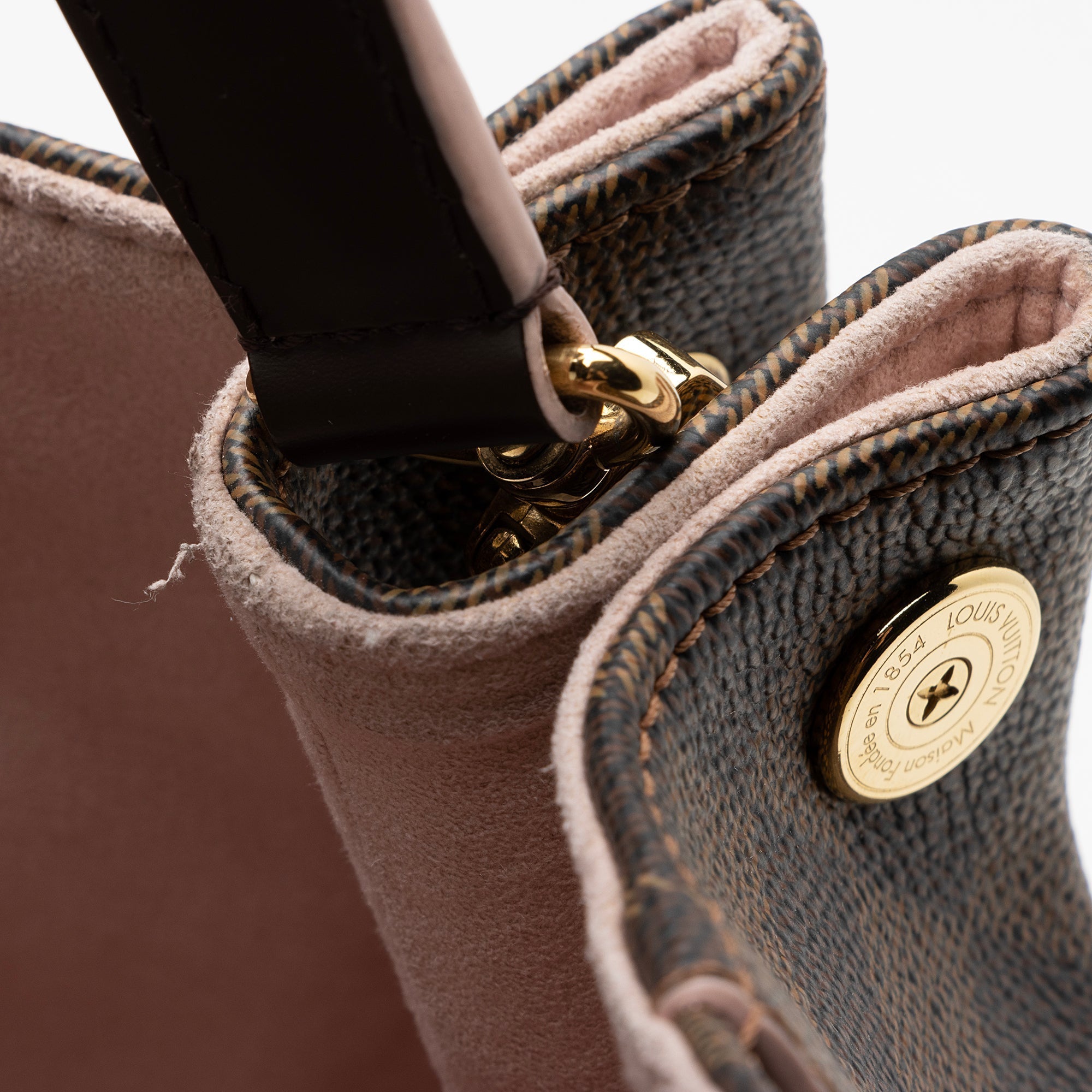 Louis Vuitton Damier Ebene Caissa Hobo (SHF-22486)