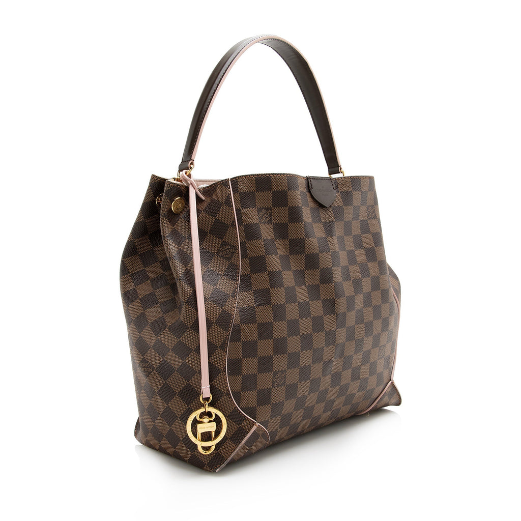 Louis Vuitton Damier Ebene Caissa Hobo (SHF-22486)