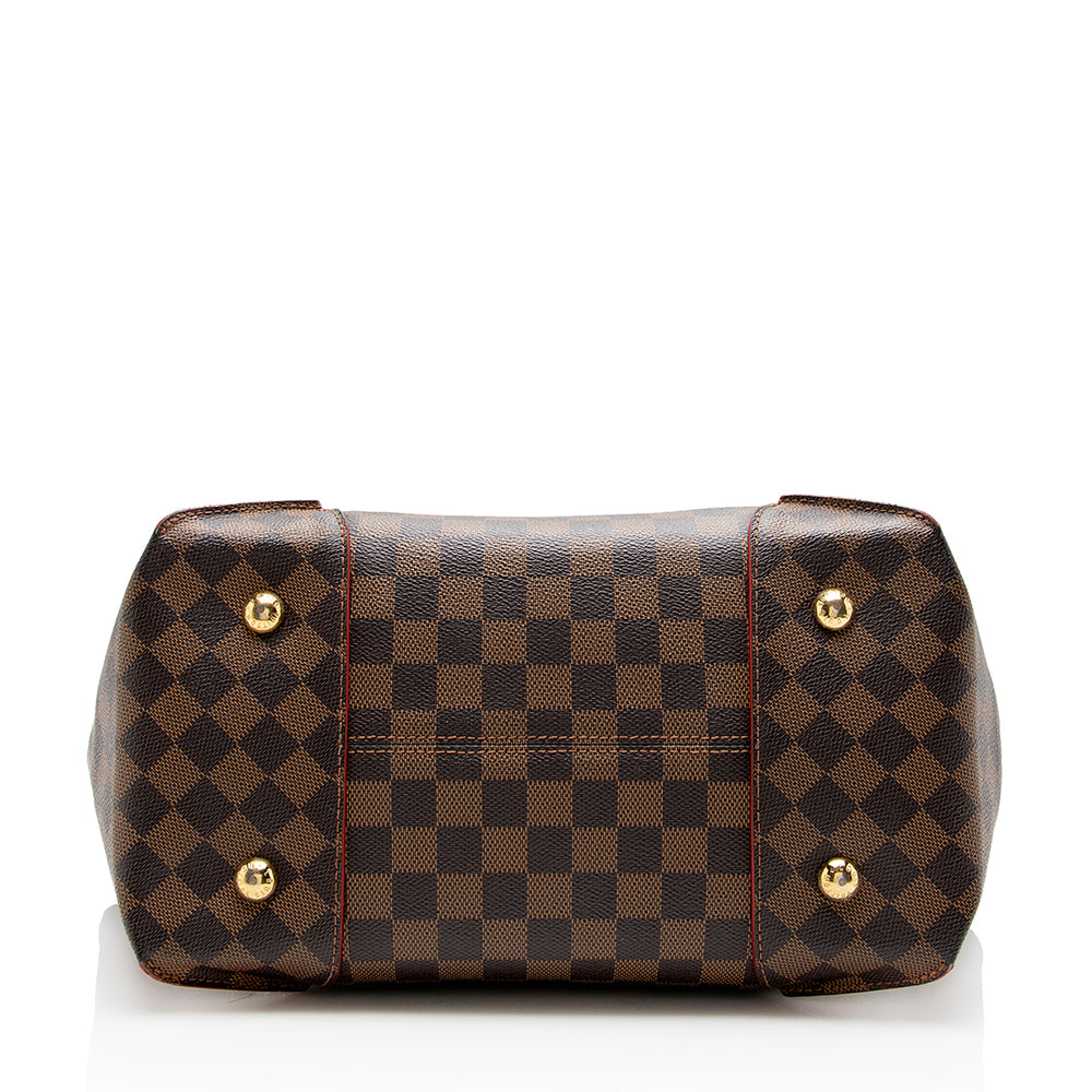 Louis Vuitton Damier Ebene Caissa MM Tote (SHF-15813)