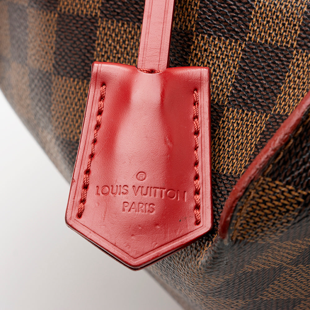 Louis Vuitton Damier Ebene Caissa MM Tote (SHF-15813)