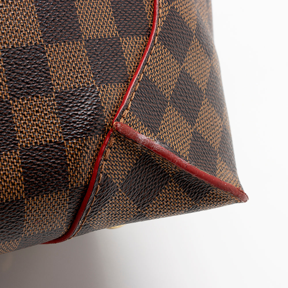Louis Vuitton Damier Ebene Caissa MM Tote (SHF-15813)