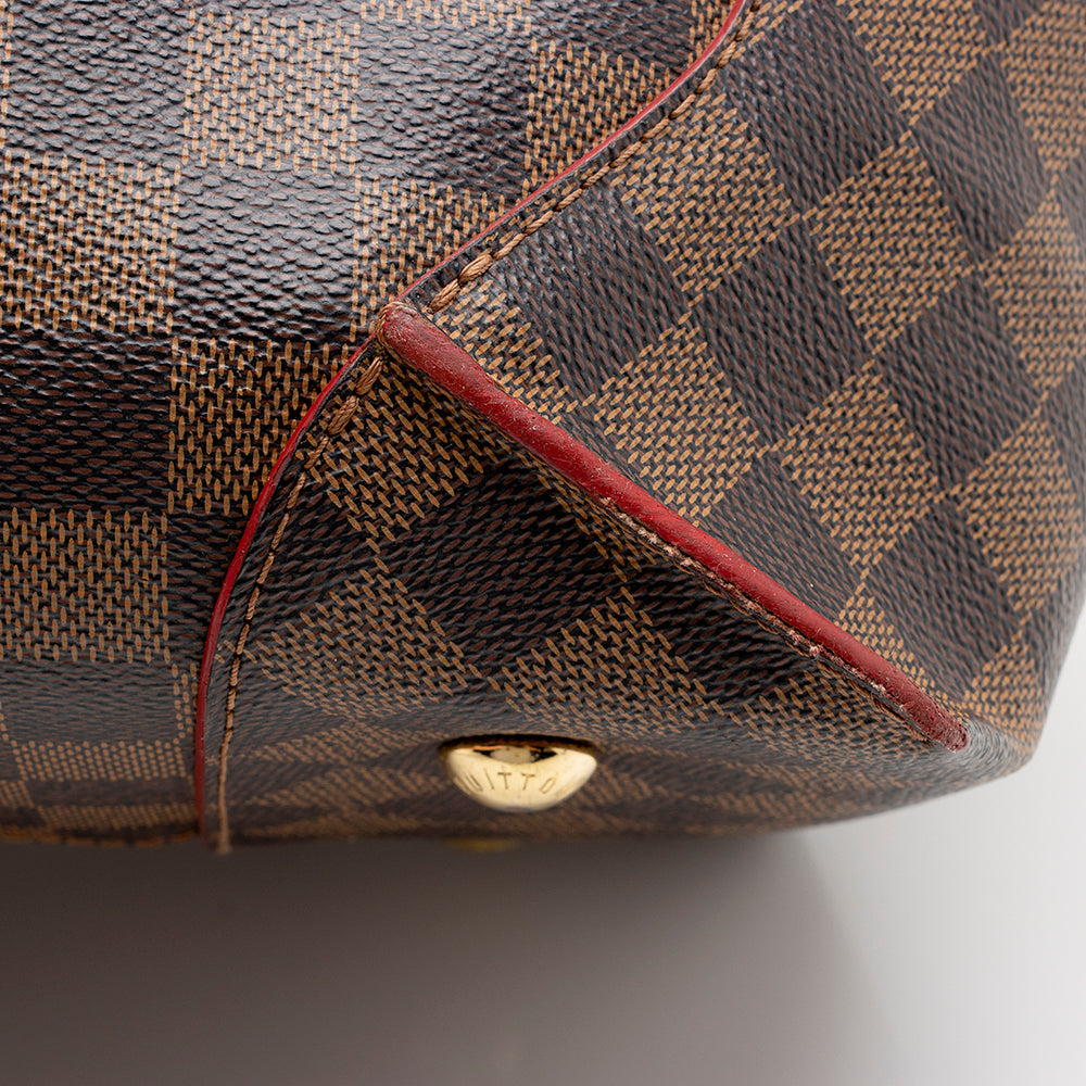 Louis Vuitton Damier Ebene Caissa MM Tote (SHF-15813)