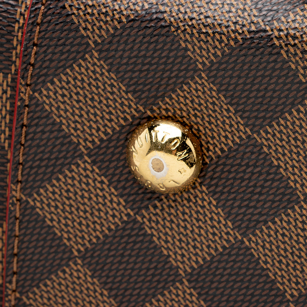 Louis Vuitton Damier Ebene Caissa MM Tote (SHF-15813)