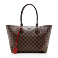 Louis Vuitton Damier Ebene Caissa MM Tote (SHF-15813)