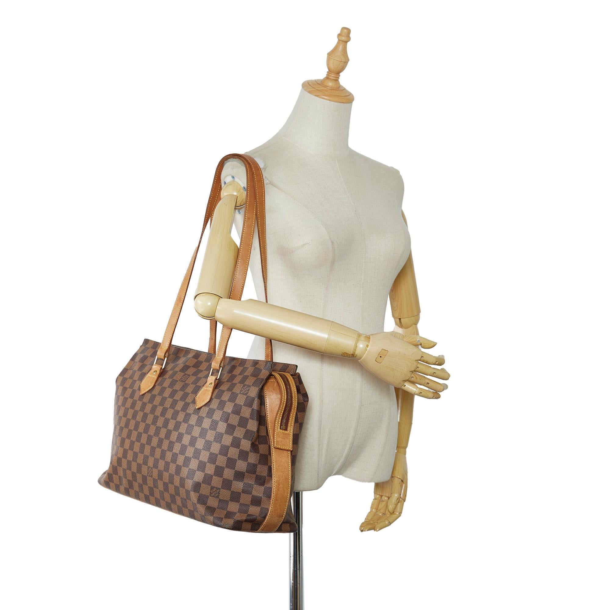 Louis Vuitton Damier Ebene Columbine (SHG-knV5U7)
