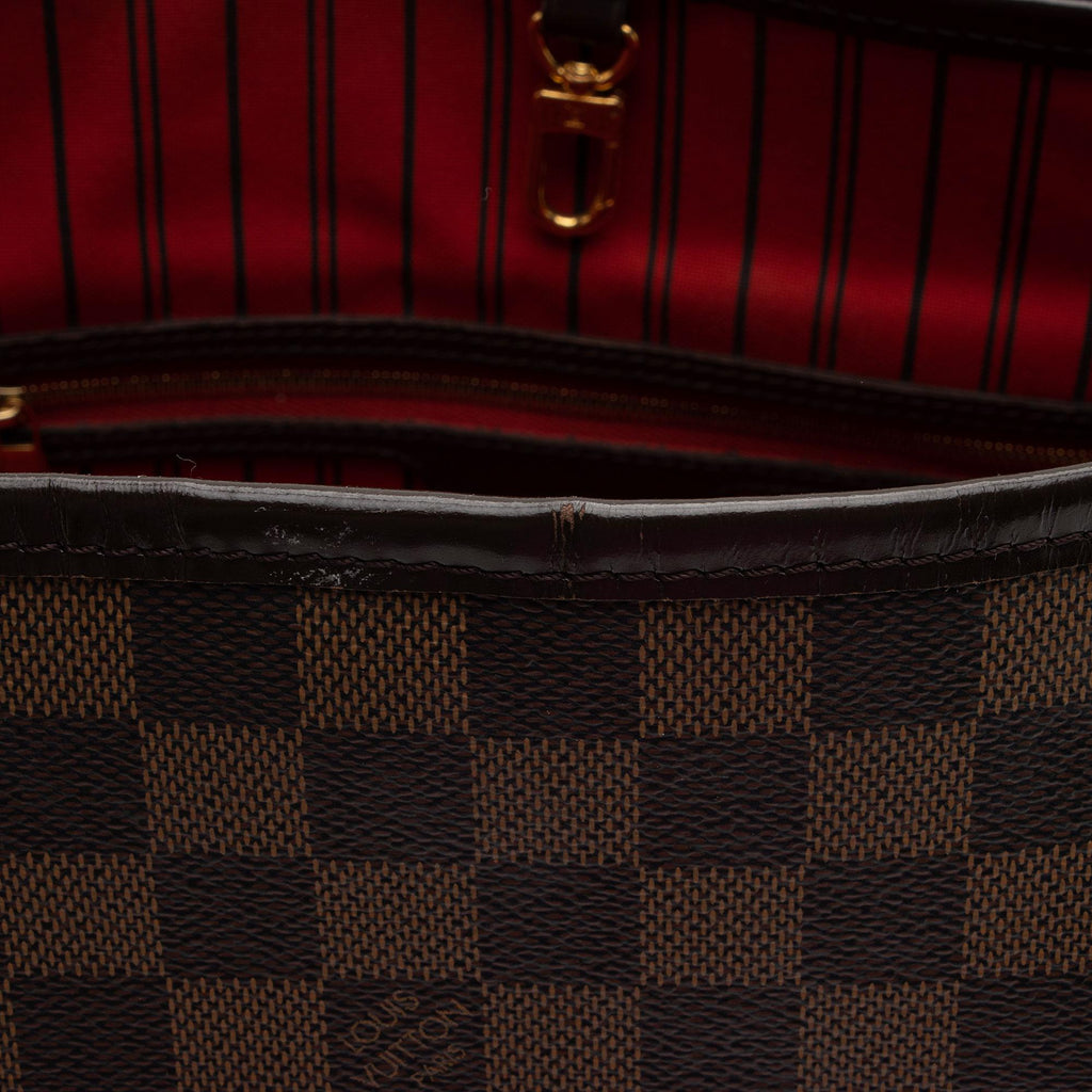 Louis Vuitton Damier Ebene Delightful PM Shoulder Bag (SHF-uNOPny)