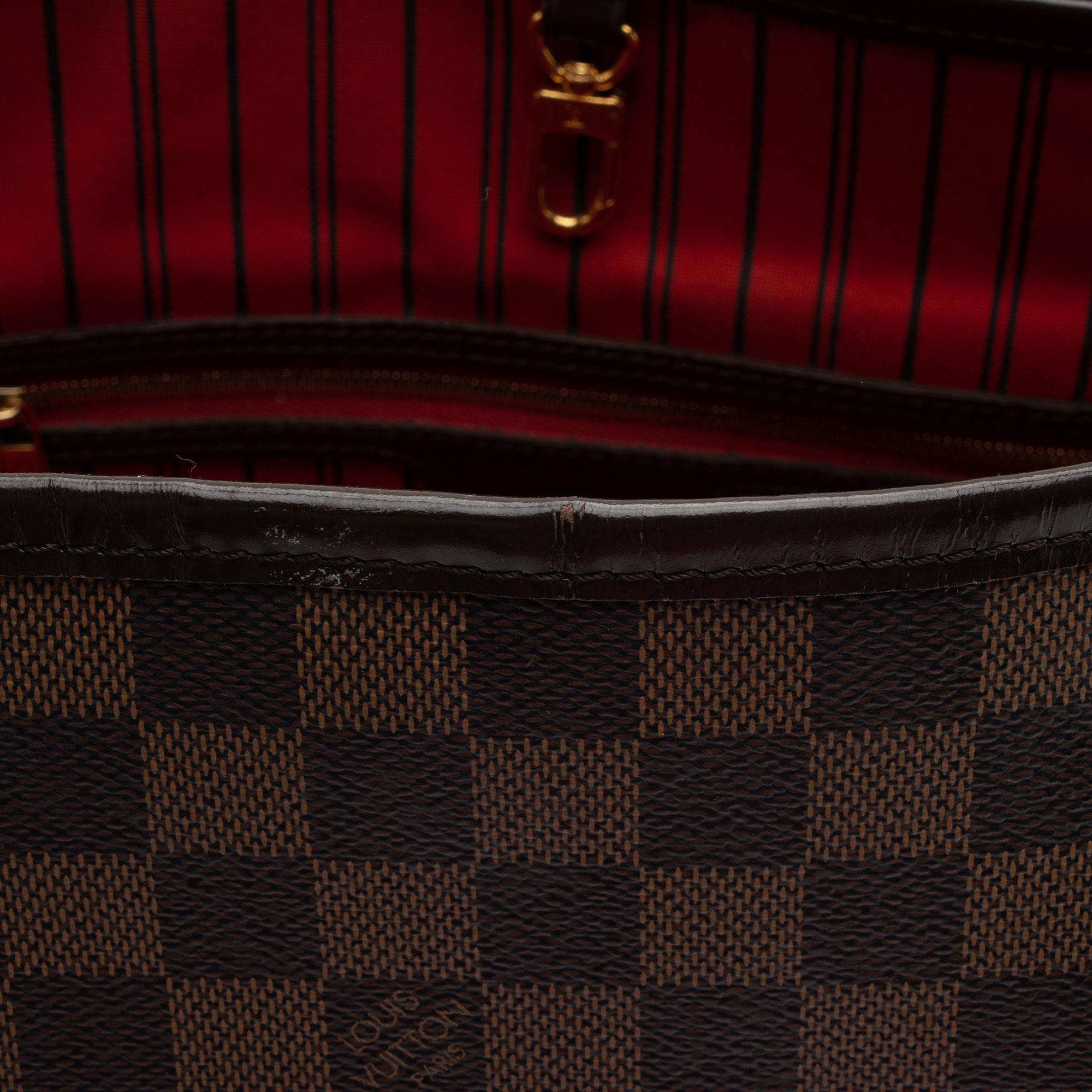 Louis Vuitton Damier Ebene Delightful PM Shoulder Bag (SHF-uNOPny)