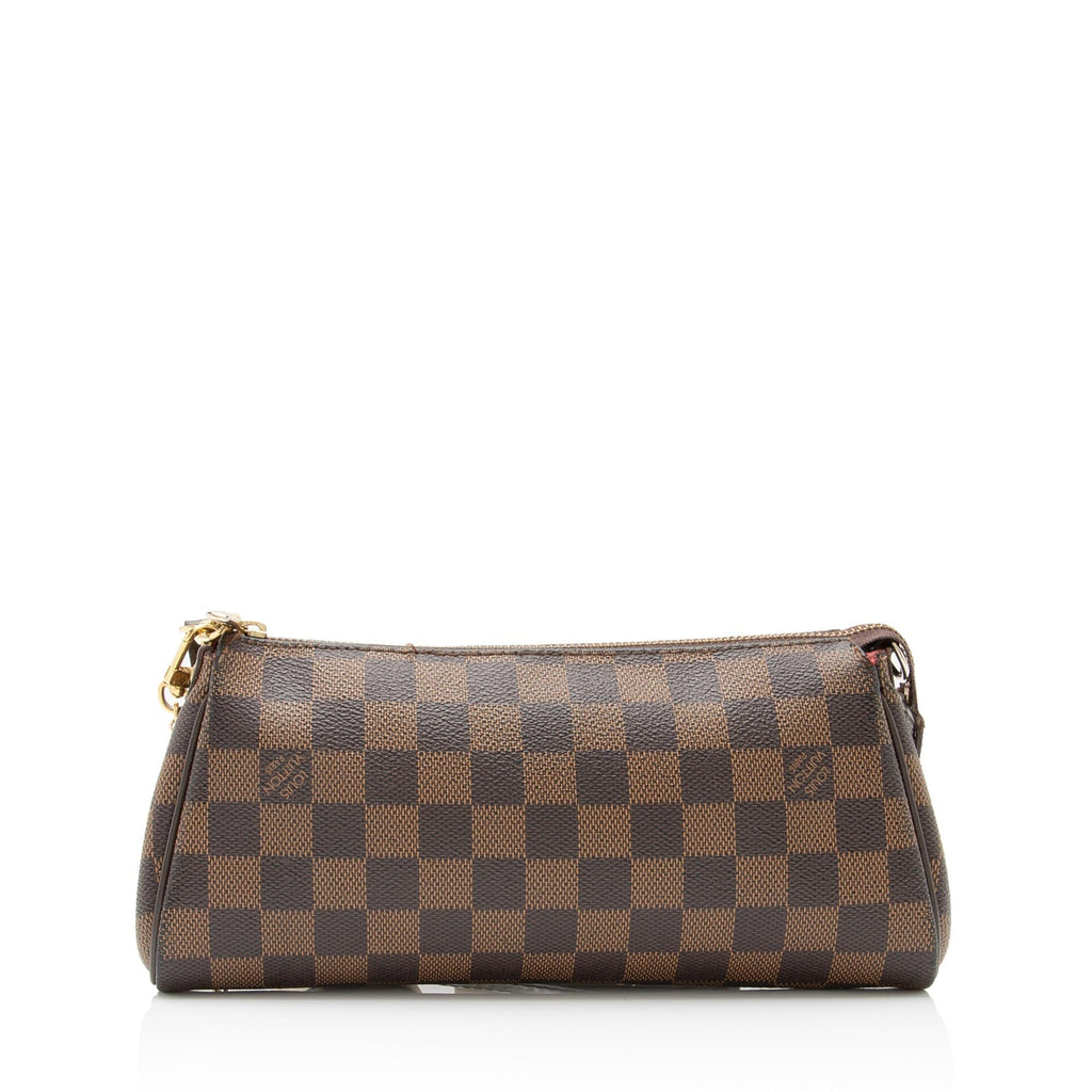Louis Vuitton Damier Ebene Eva Clutch - FINAL SALE (SHF-jspFTu)