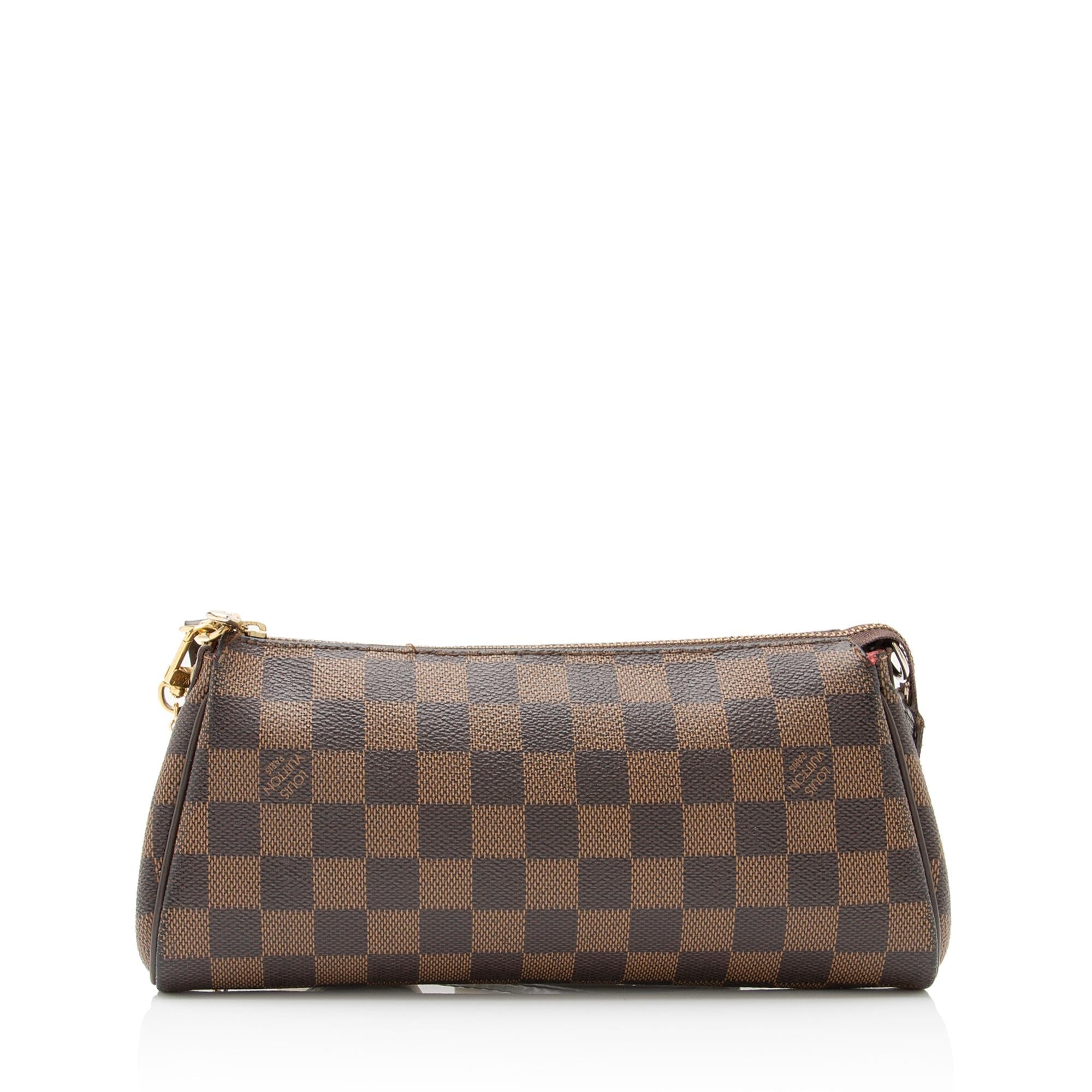 Louis Vuitton Damier Ebene Eva Clutch - FINAL SALE (SHF-jspFTu)