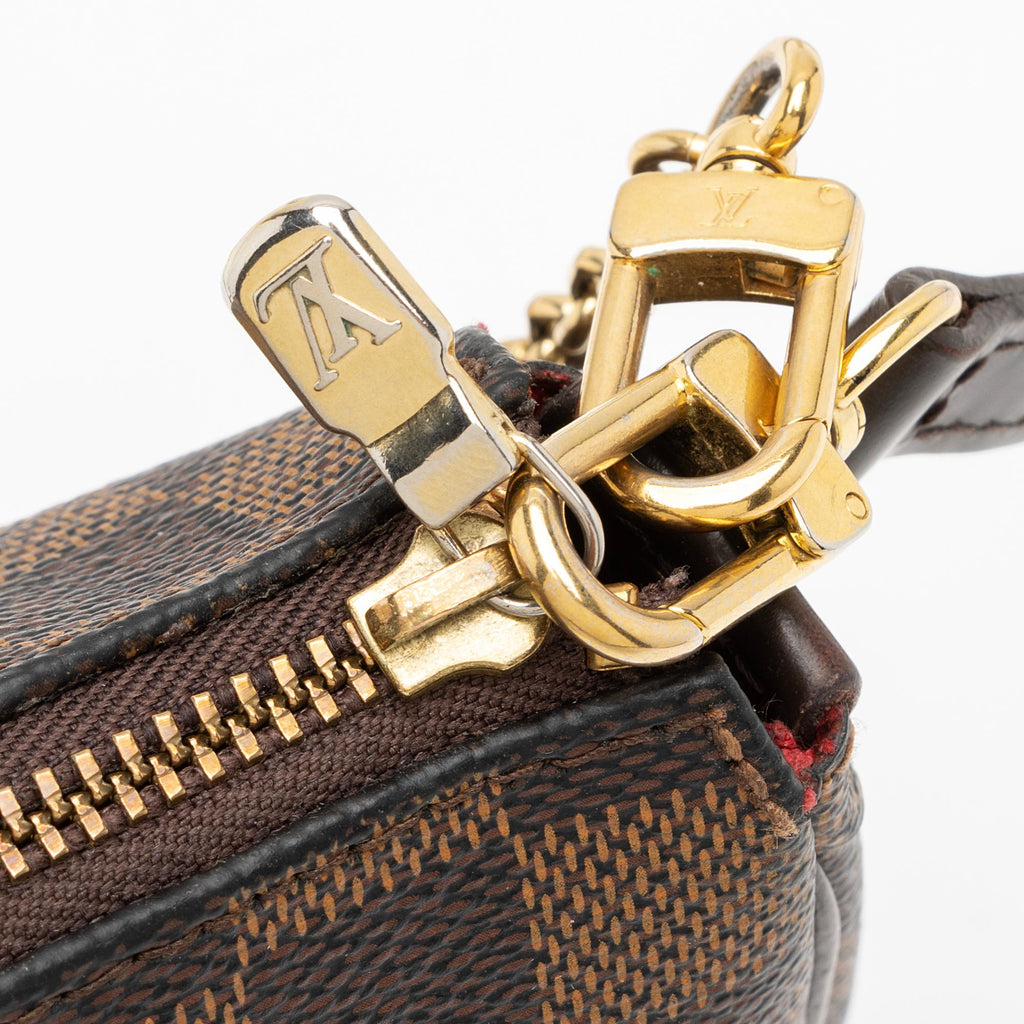Louis Vuitton Damier Ebene Eva Clutch - FINAL SALE (SHF-jspFTu)