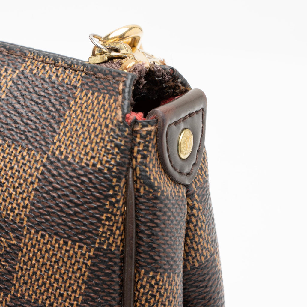Louis Vuitton Damier Ebene Eva Clutch - FINAL SALE (SHF-jspFTu)