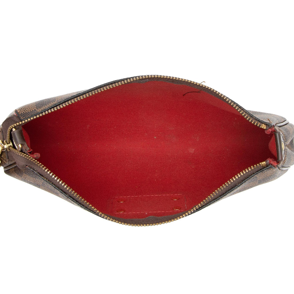 Louis Vuitton Damier Ebene Eva Clutch - FINAL SALE (SHF-jspFTu)