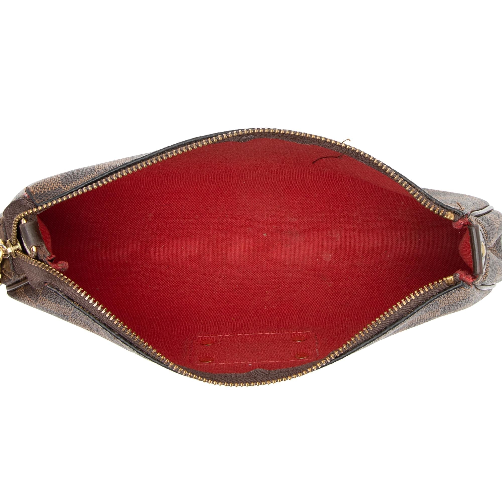 Louis Vuitton Damier Ebene Eva Clutch - FINAL SALE (SHF-jspFTu)