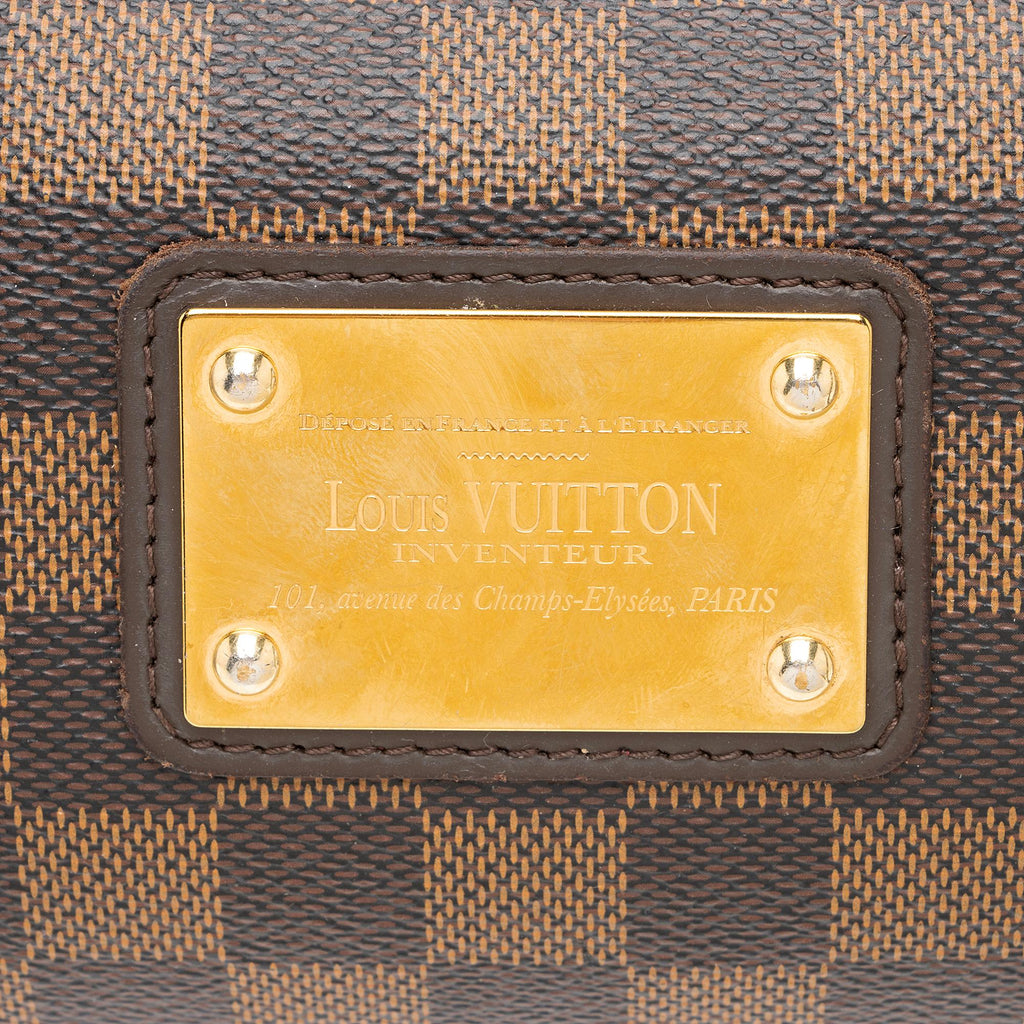 Louis Vuitton Damier Ebene Eva Clutch - FINAL SALE (SHF-jspFTu)