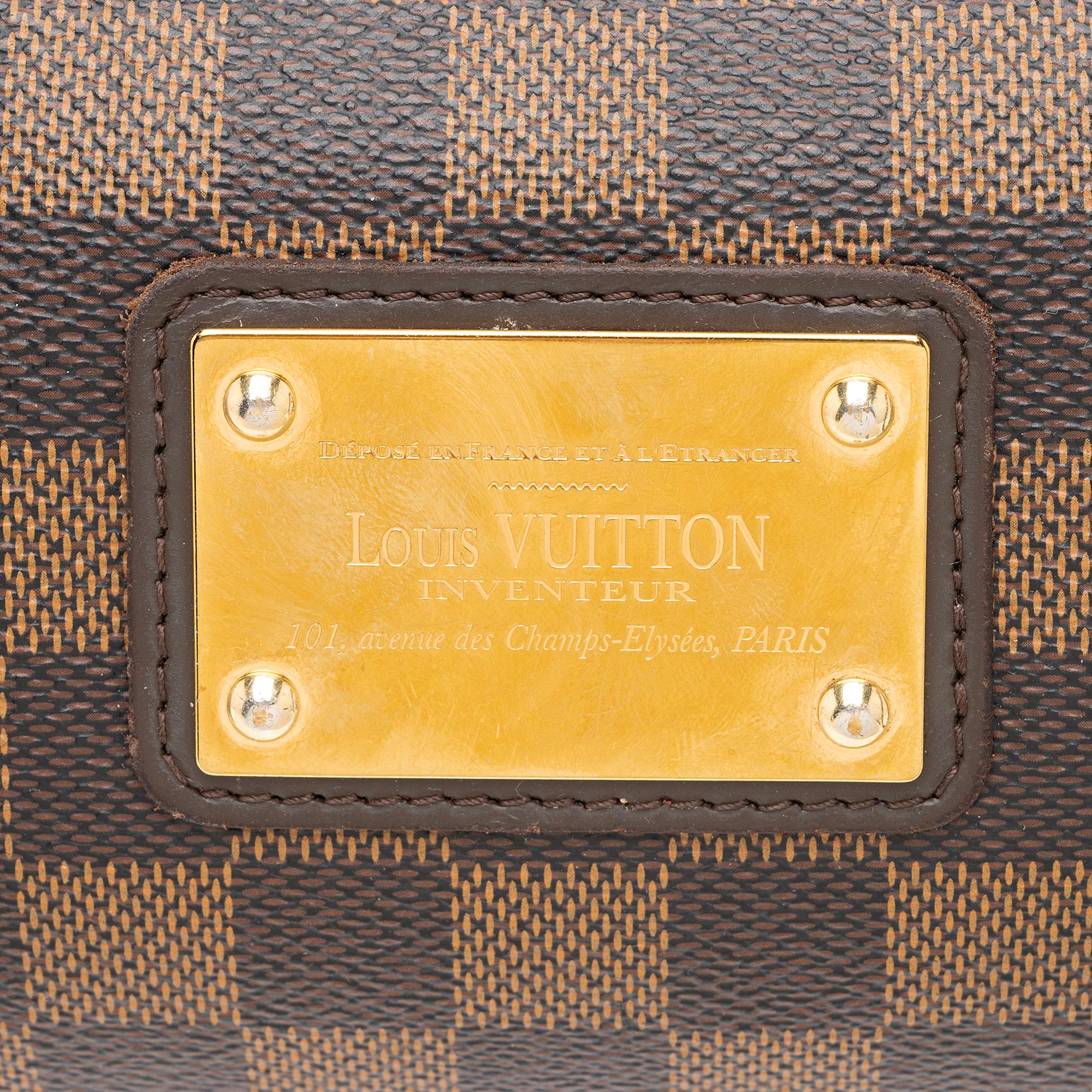 Louis Vuitton Damier Ebene Eva Clutch - FINAL SALE (SHF-jspFTu)