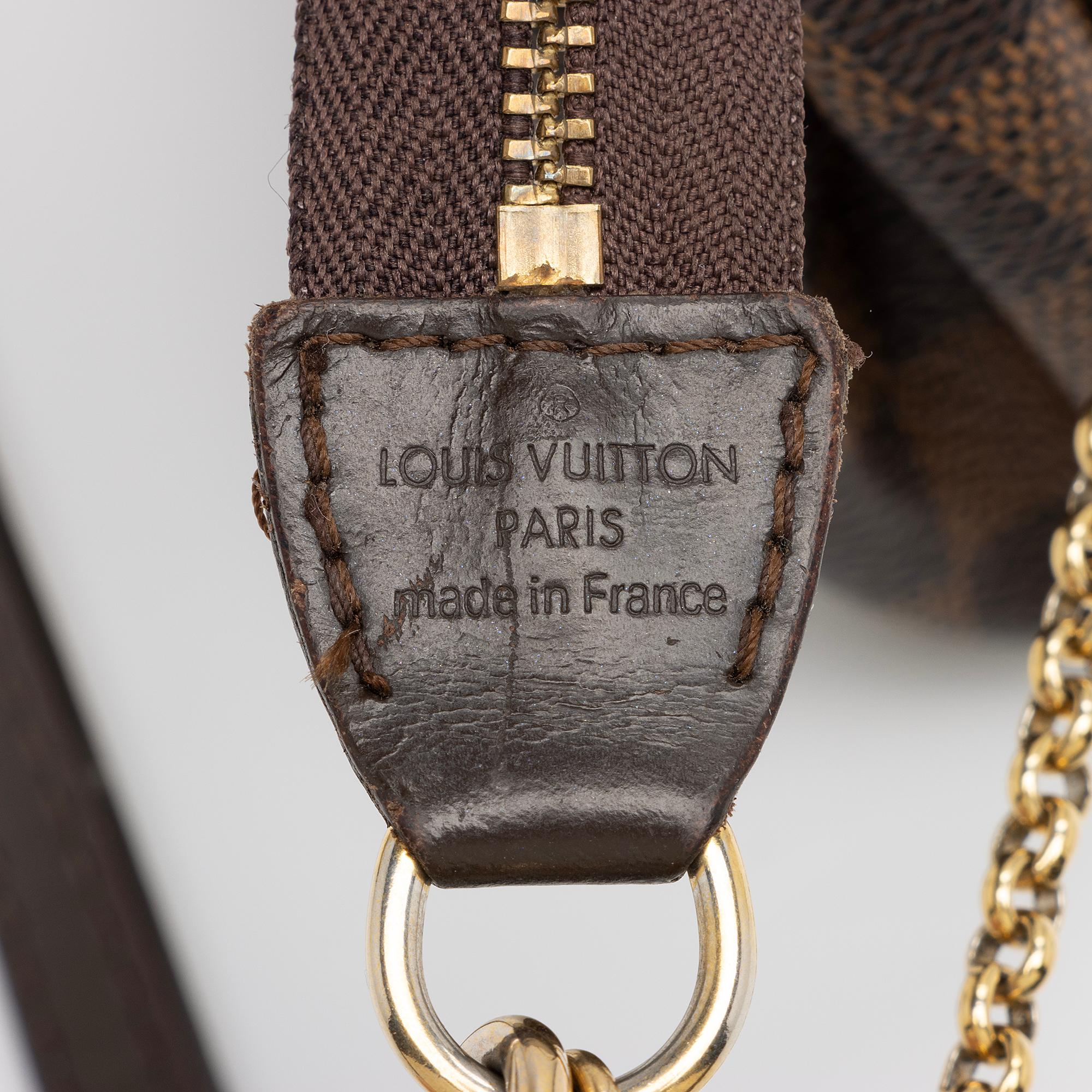 Louis Vuitton Damier Ebene Eva Clutch - FINAL SALE (SHF-jspFTu)