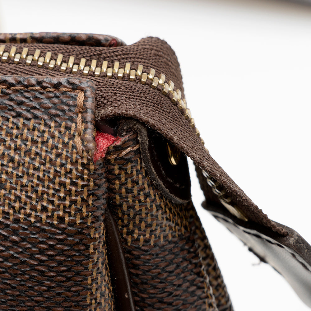 Louis Vuitton Damier Ebene Eva Clutch (SHF-21588)
