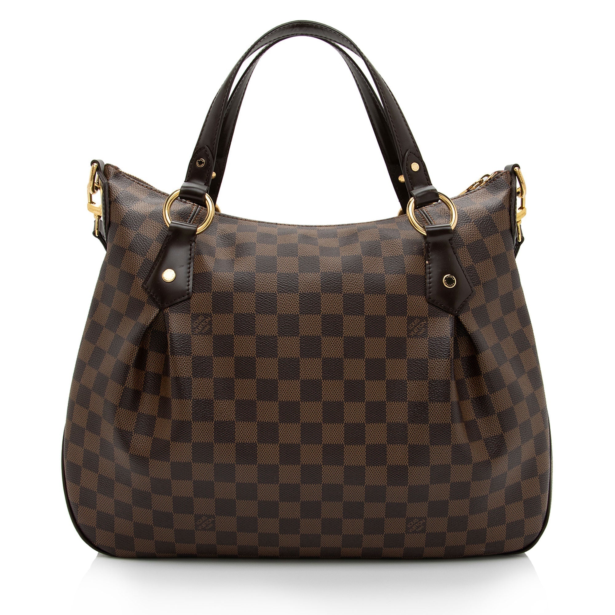 Louis Vuitton Damier Ebene Evora MM Shoulder Bag (SHF-wDevBc)