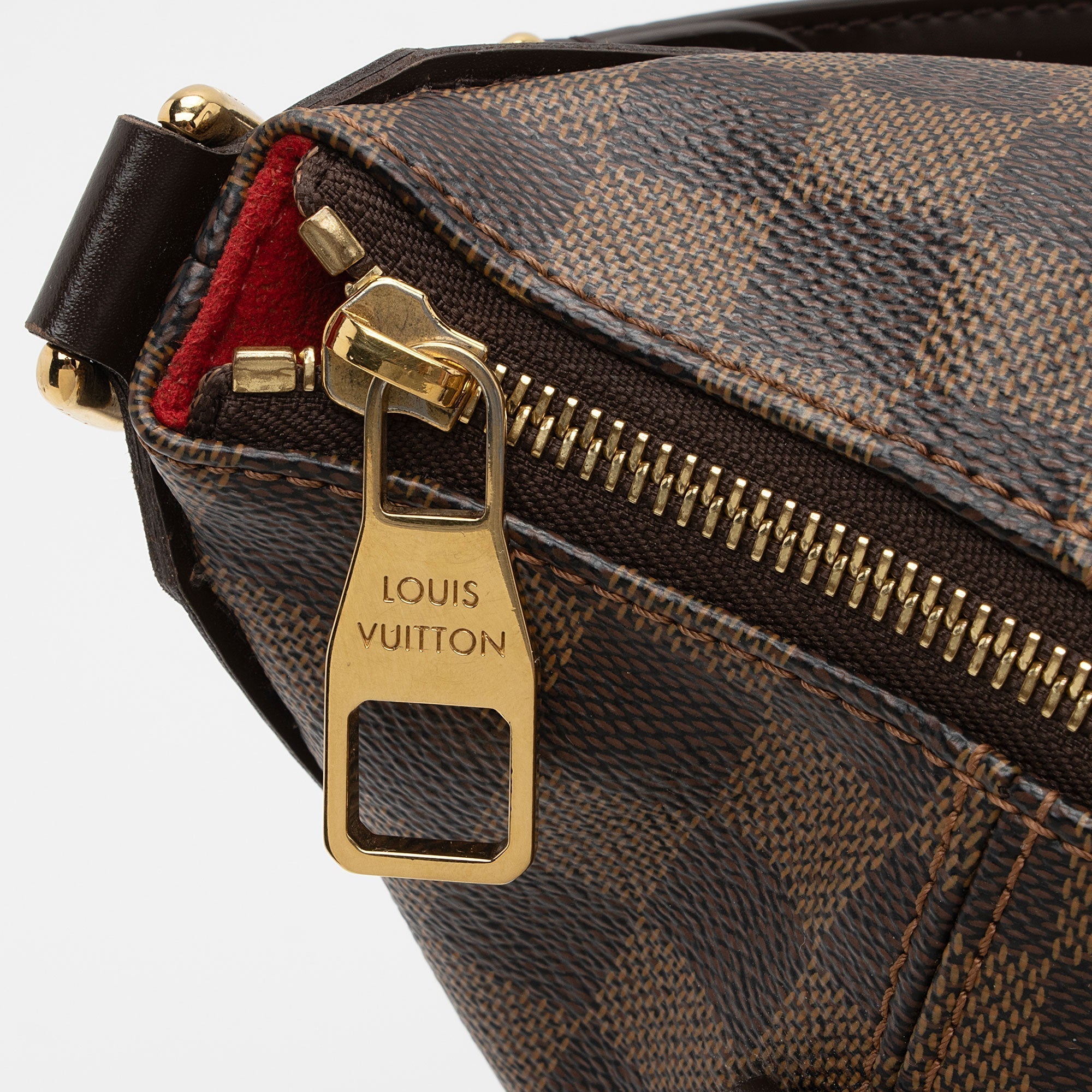 Louis Vuitton Damier Ebene Evora MM Shoulder Bag (SHF-wDevBc)