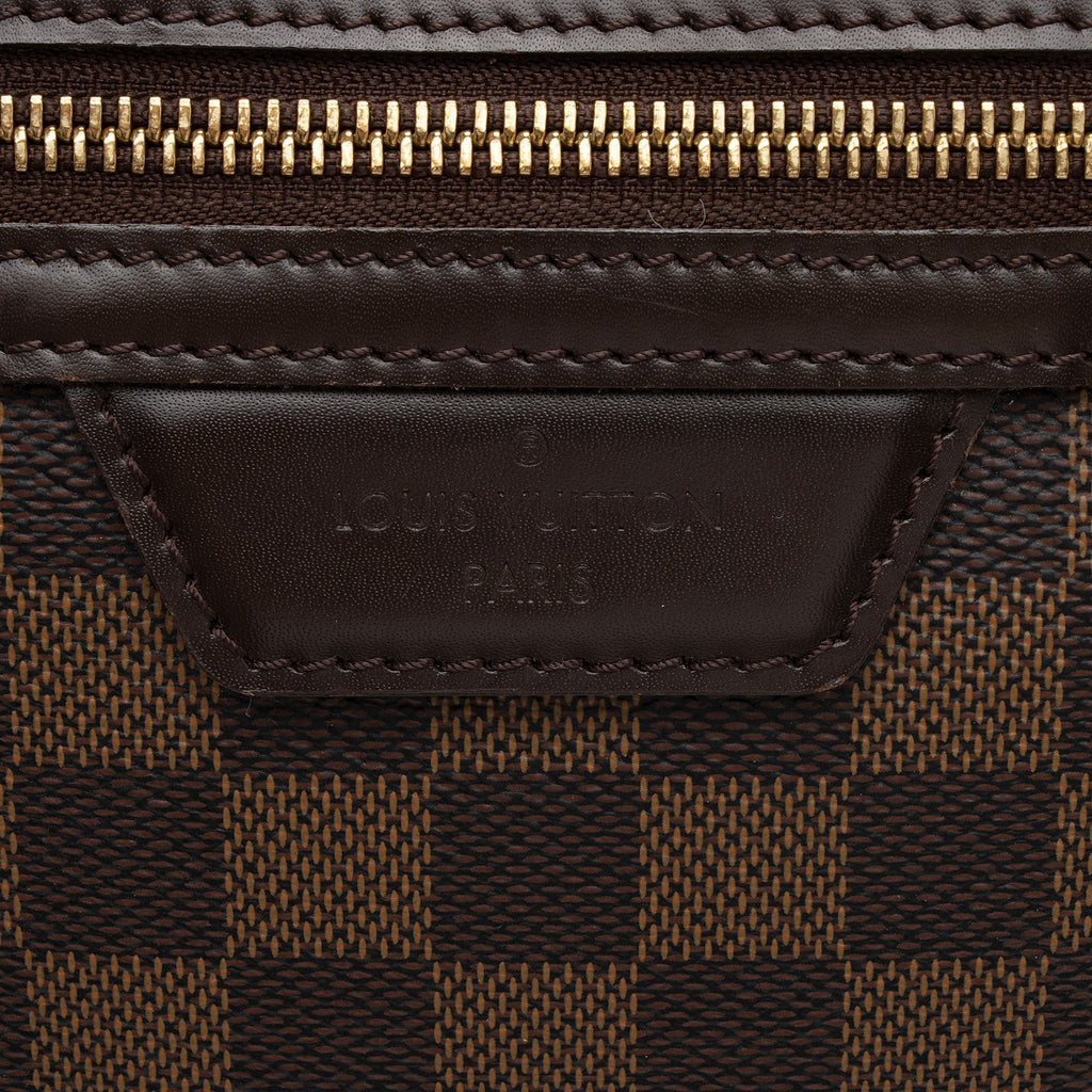 Louis Vuitton Damier Ebene Evora MM Shoulder Bag (SHF-wDevBc)