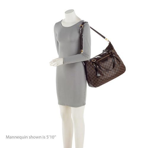 Louis Vuitton Damier Ebene Evora MM Shoulder Bag (SHF-wDevBc)