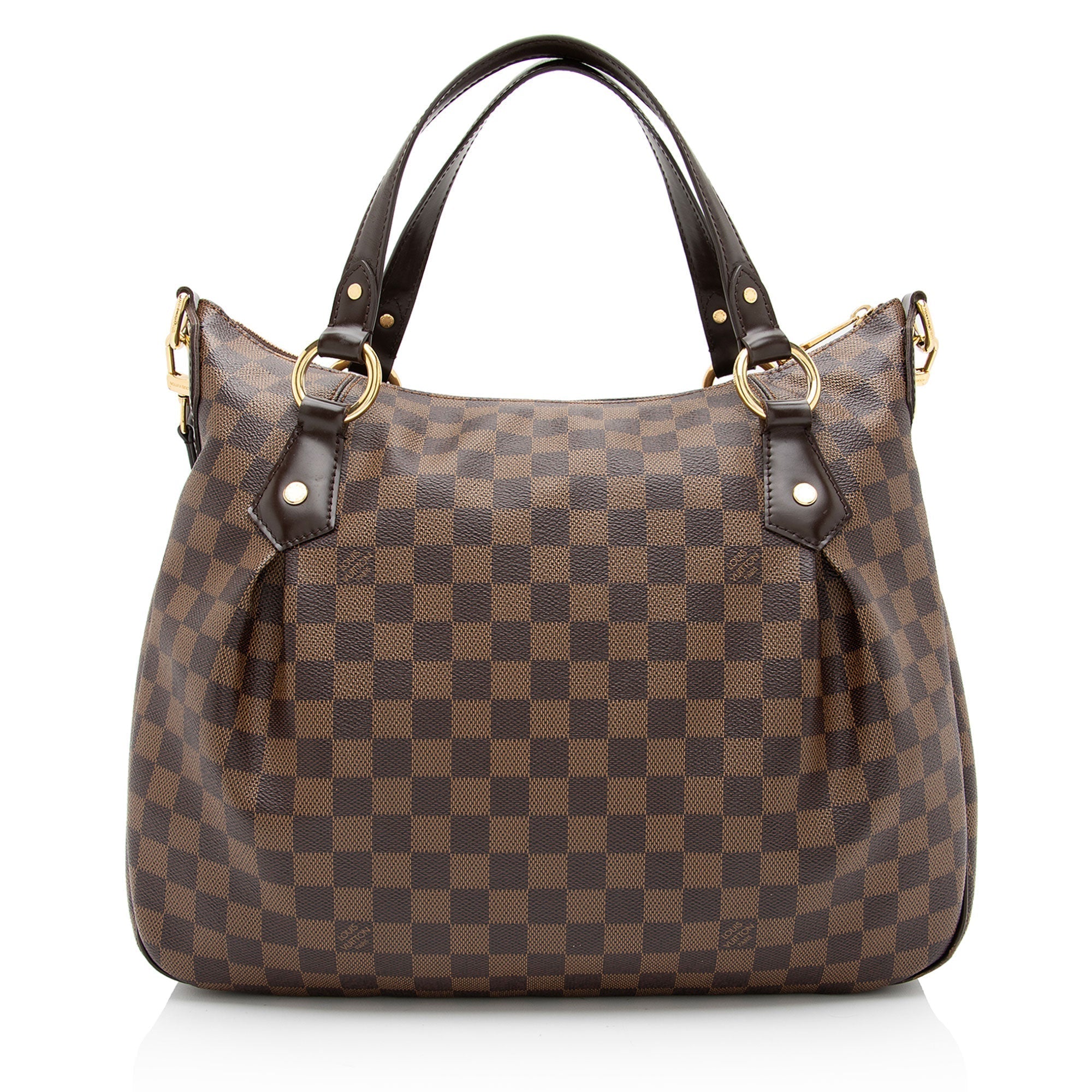 Louis Vuitton Damier Ebene Evora MM Shoulder Bag (SHF-lyS7fG)