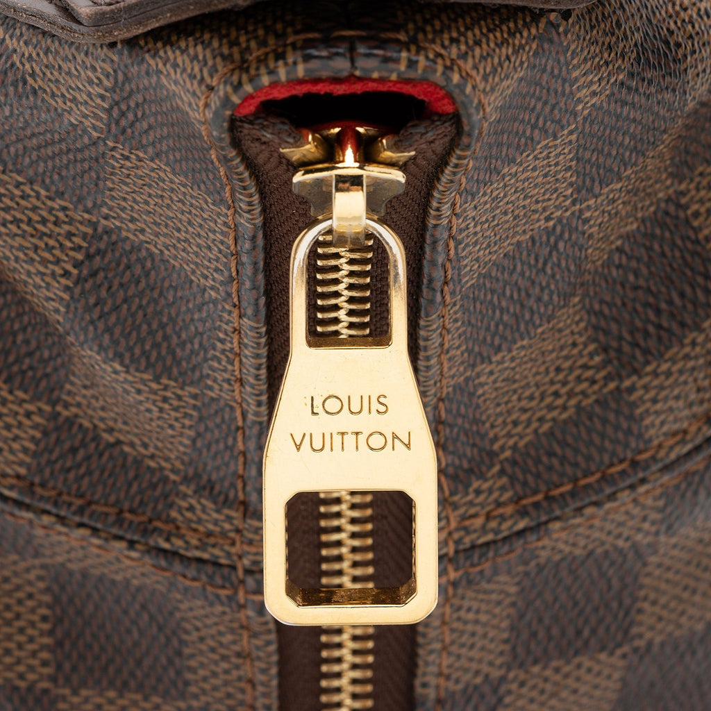 Louis Vuitton Damier Ebene Evora MM Shoulder Bag (SHF-lyS7fG)