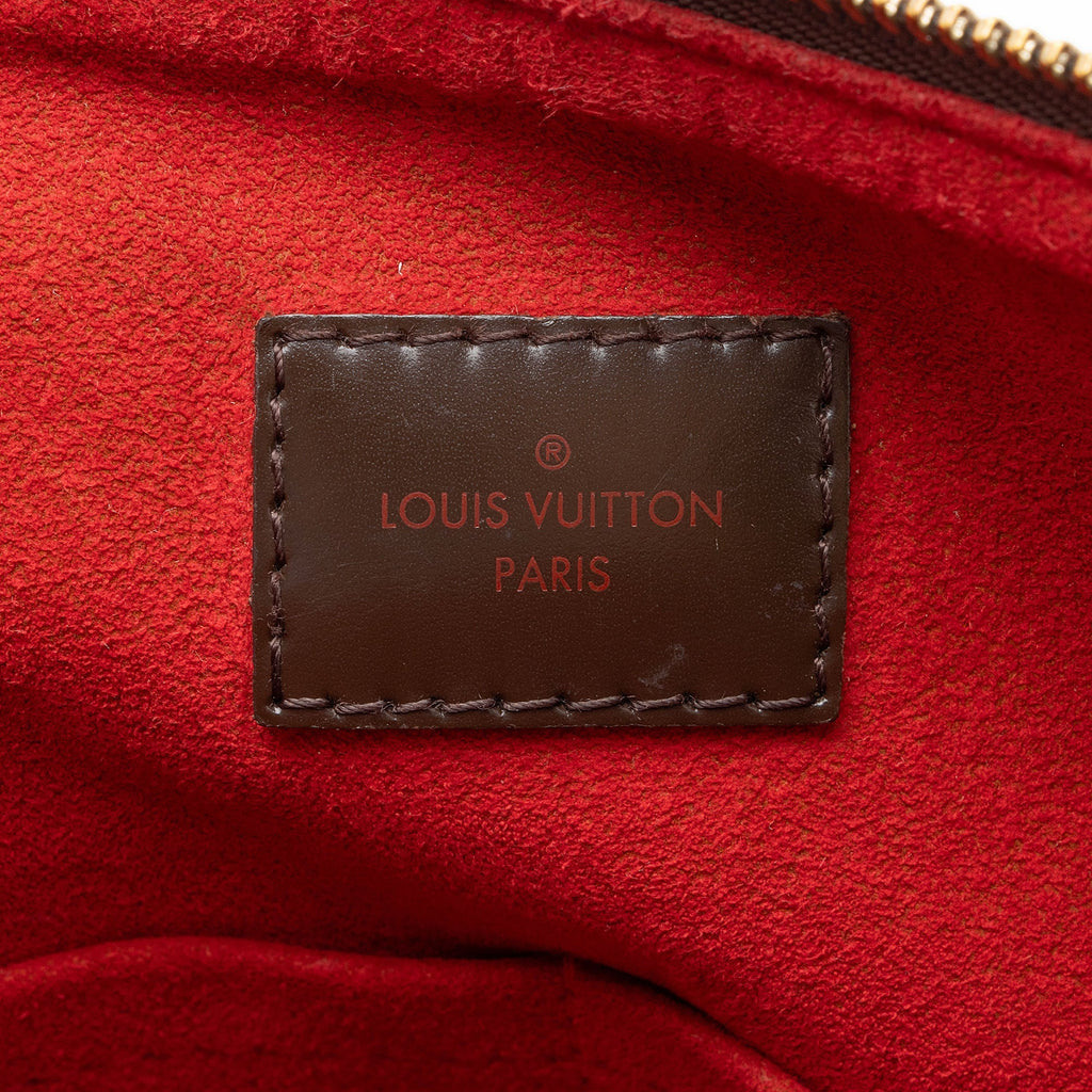 Louis Vuitton Damier Ebene Evora MM Shoulder Bag (SHF-lyS7fG)
