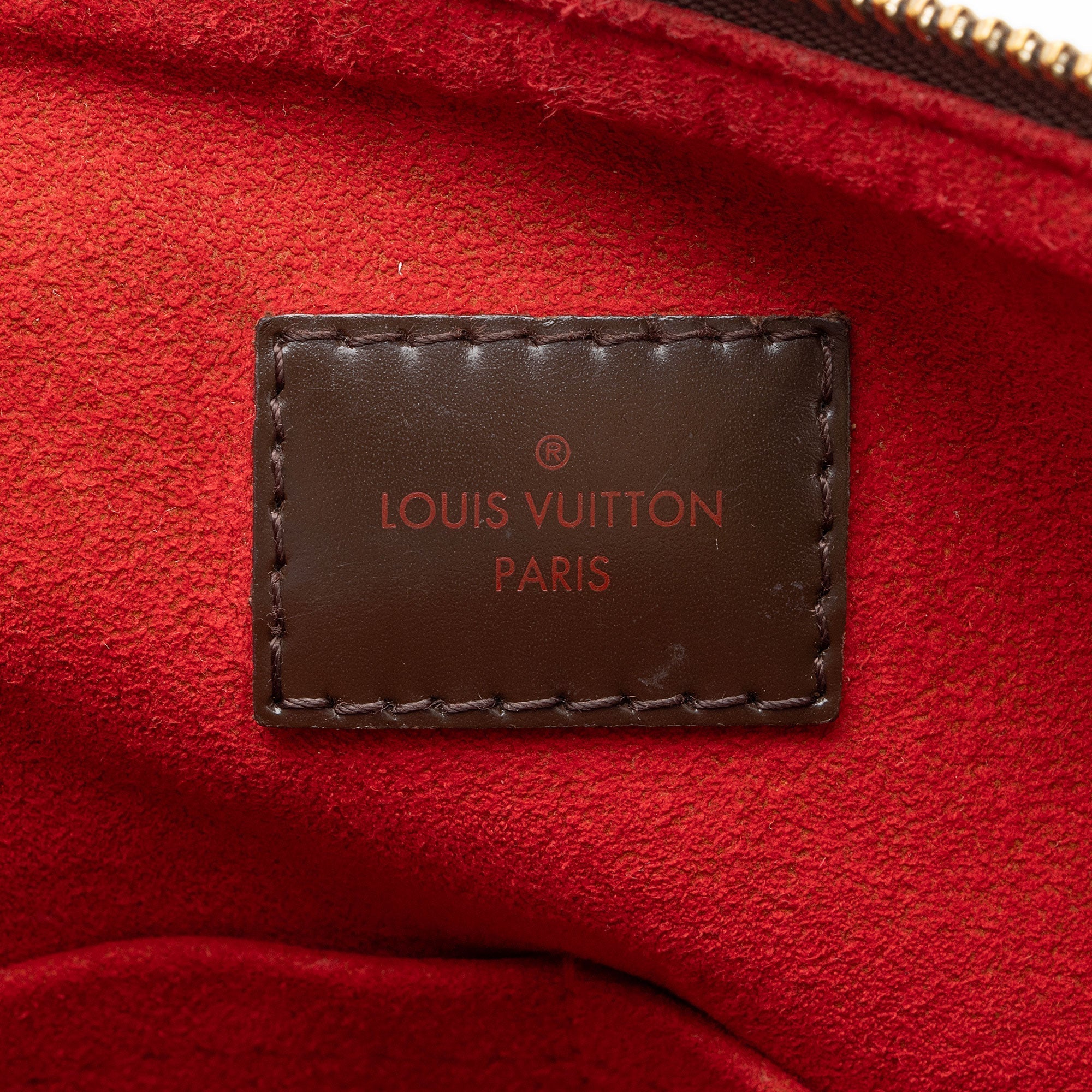 Louis Vuitton Damier Ebene Evora MM Shoulder Bag (SHF-lyS7fG)
