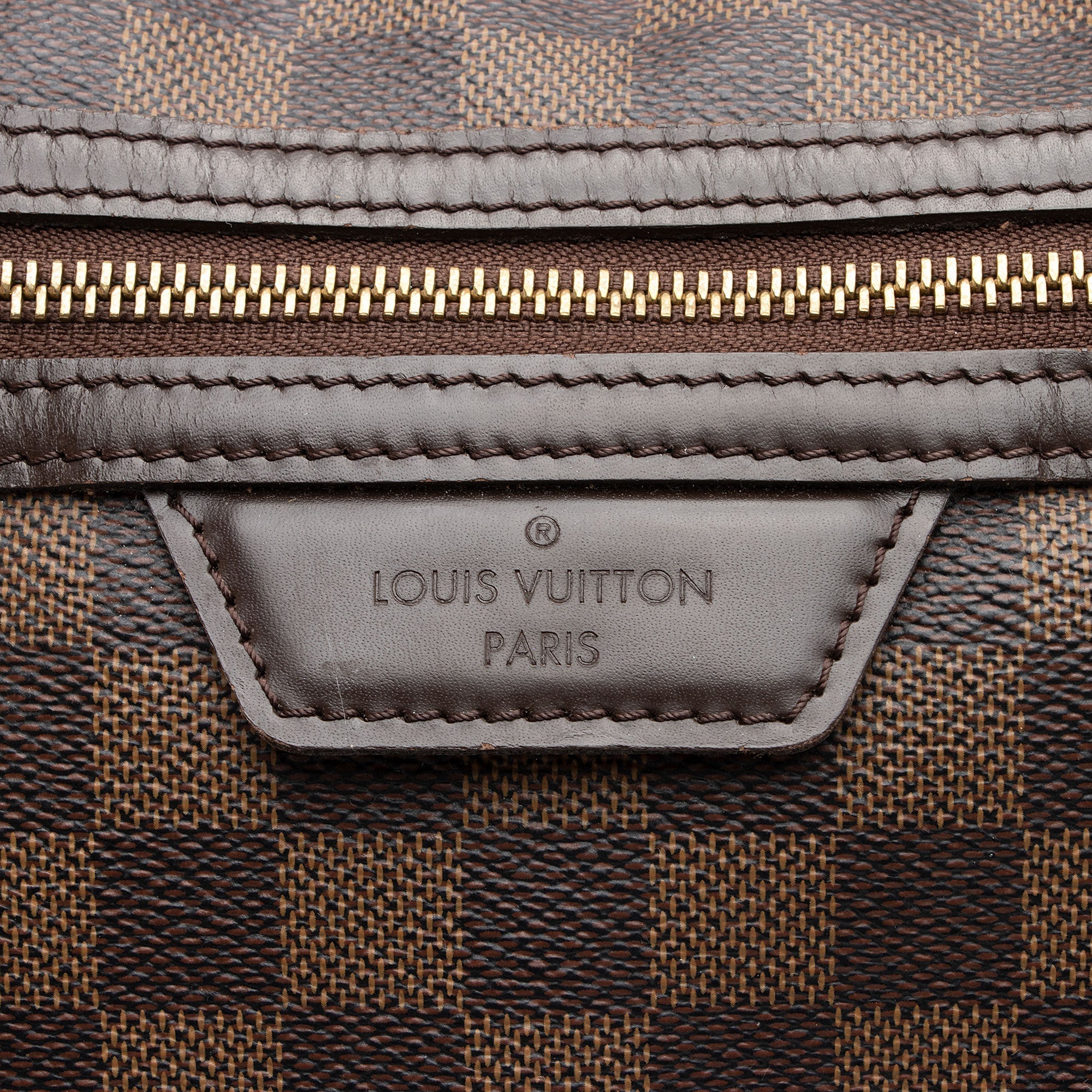 Louis Vuitton Damier Ebene Evora MM Shoulder Bag (SHF-lyS7fG)