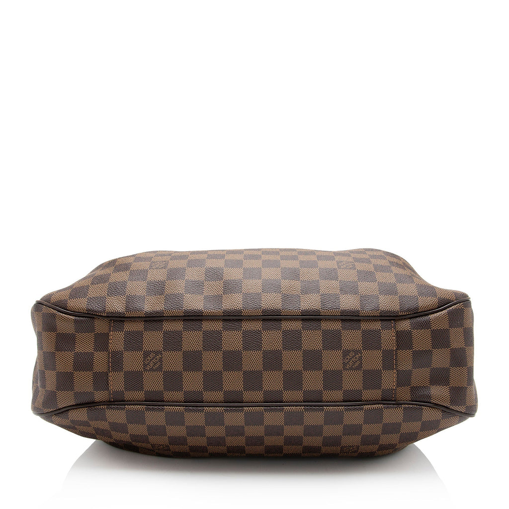 Louis Vuitton Damier Ebene Evora MM Shoulder Bag (SHF-nGGIn6)