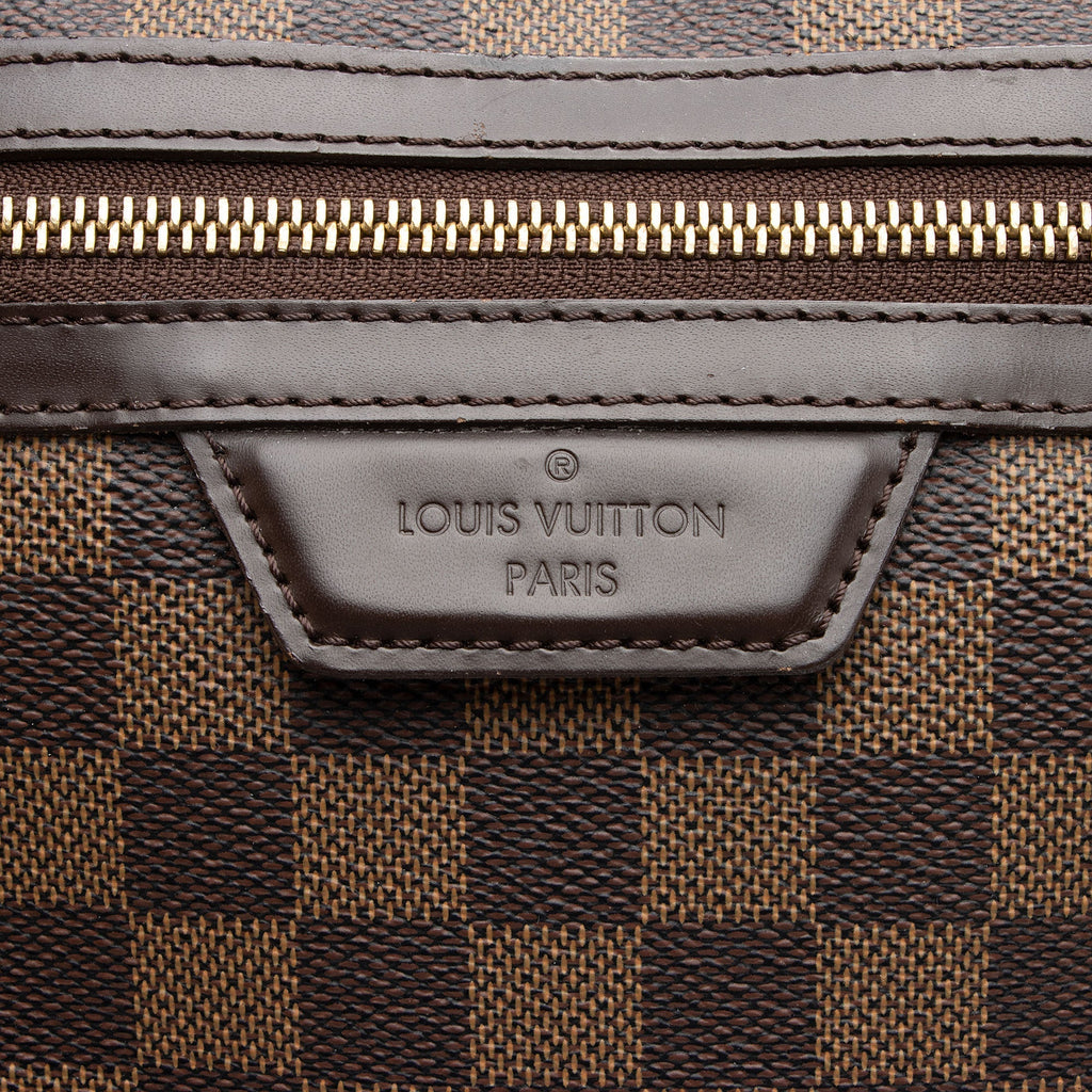 Louis Vuitton Damier Ebene Evora MM Shoulder Bag (SHF-nGGIn6)