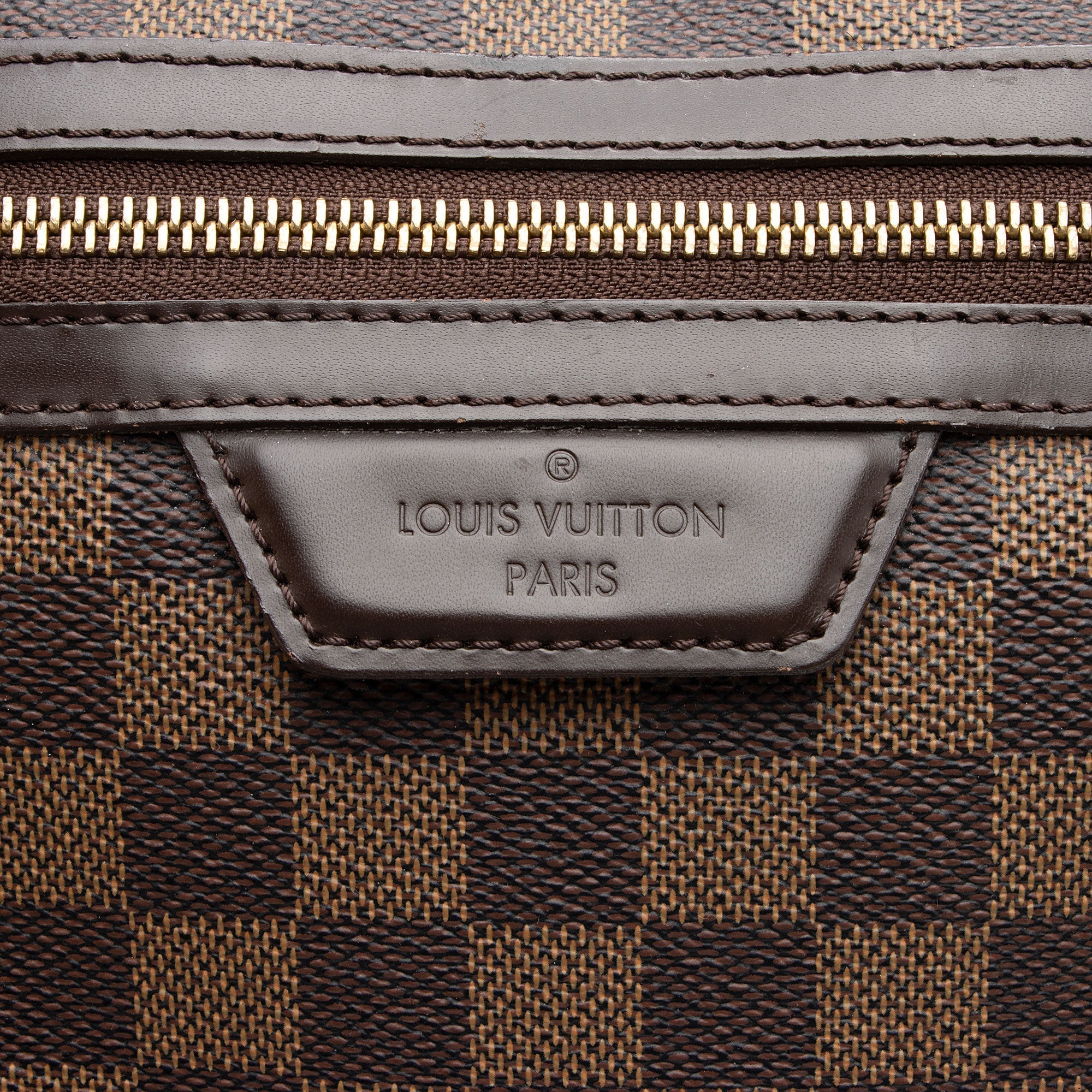 Louis Vuitton Damier Ebene Evora MM Shoulder Bag (SHF-nGGIn6)