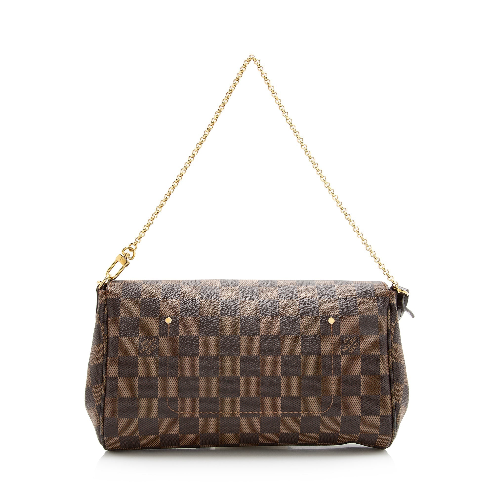 Louis Vuitton Damier Ebene Favorite MM Shoulder Bag (SHF-22637)