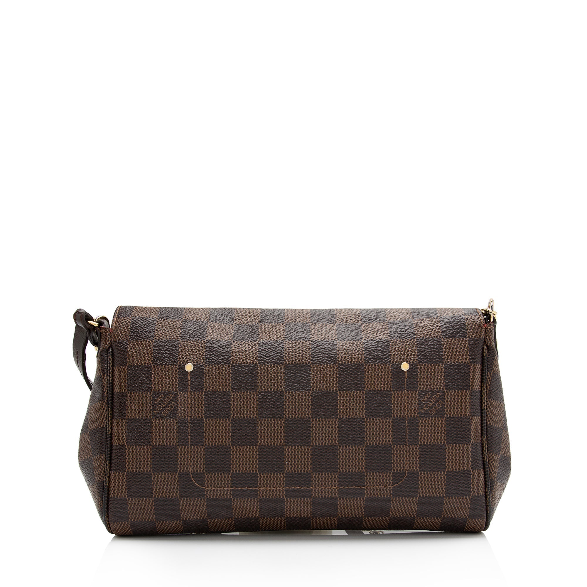 Louis Vuitton Damier Ebene Favorite MM Shoulder Bag (SHF-uhjOFW)