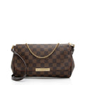 Louis Vuitton Damier Ebene Favorite MM Shoulder Bag (SHF-uhjOFW)
