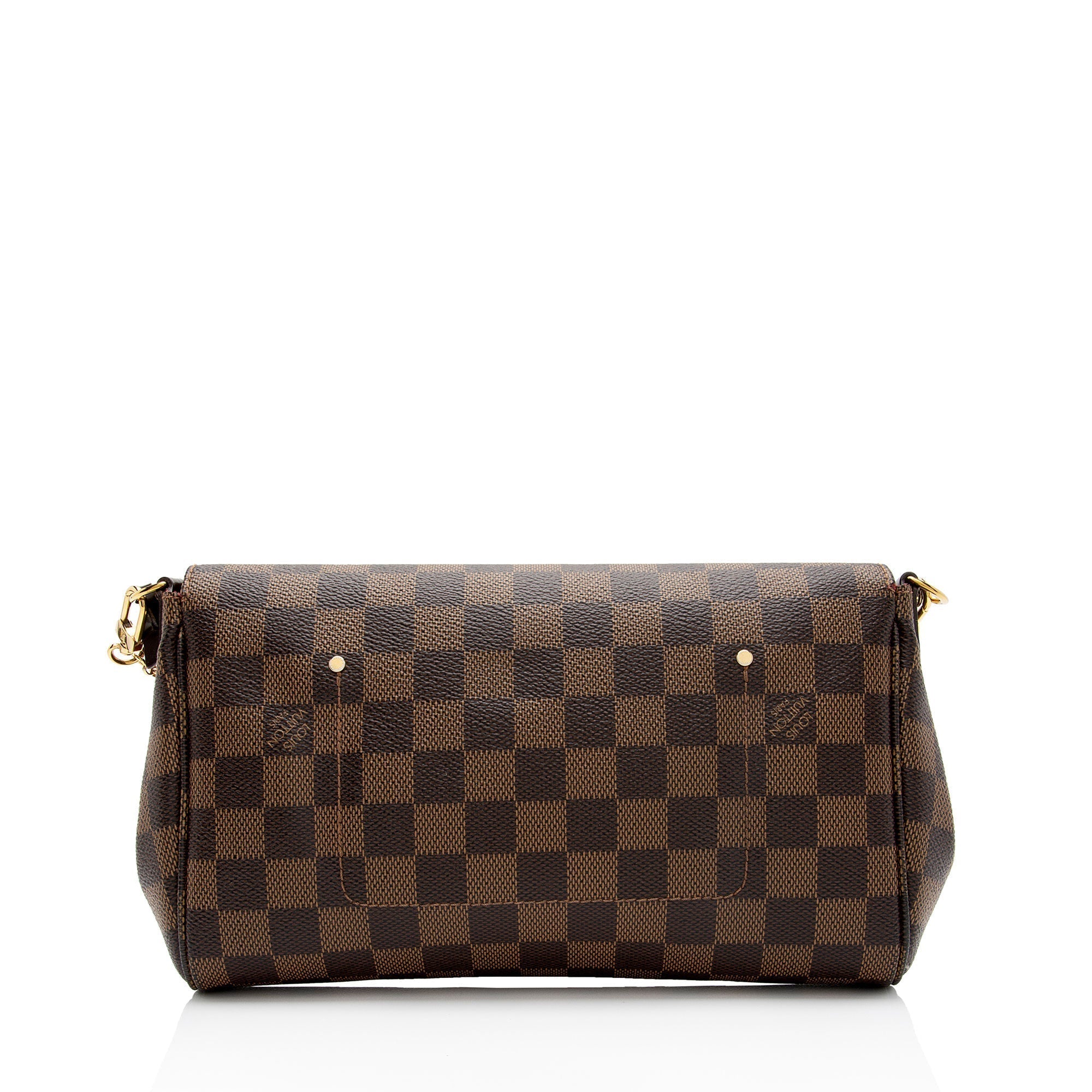 Louis Vuitton Damier Ebene Favorite MM Shoulder Bag (SHF-wPjeDv)