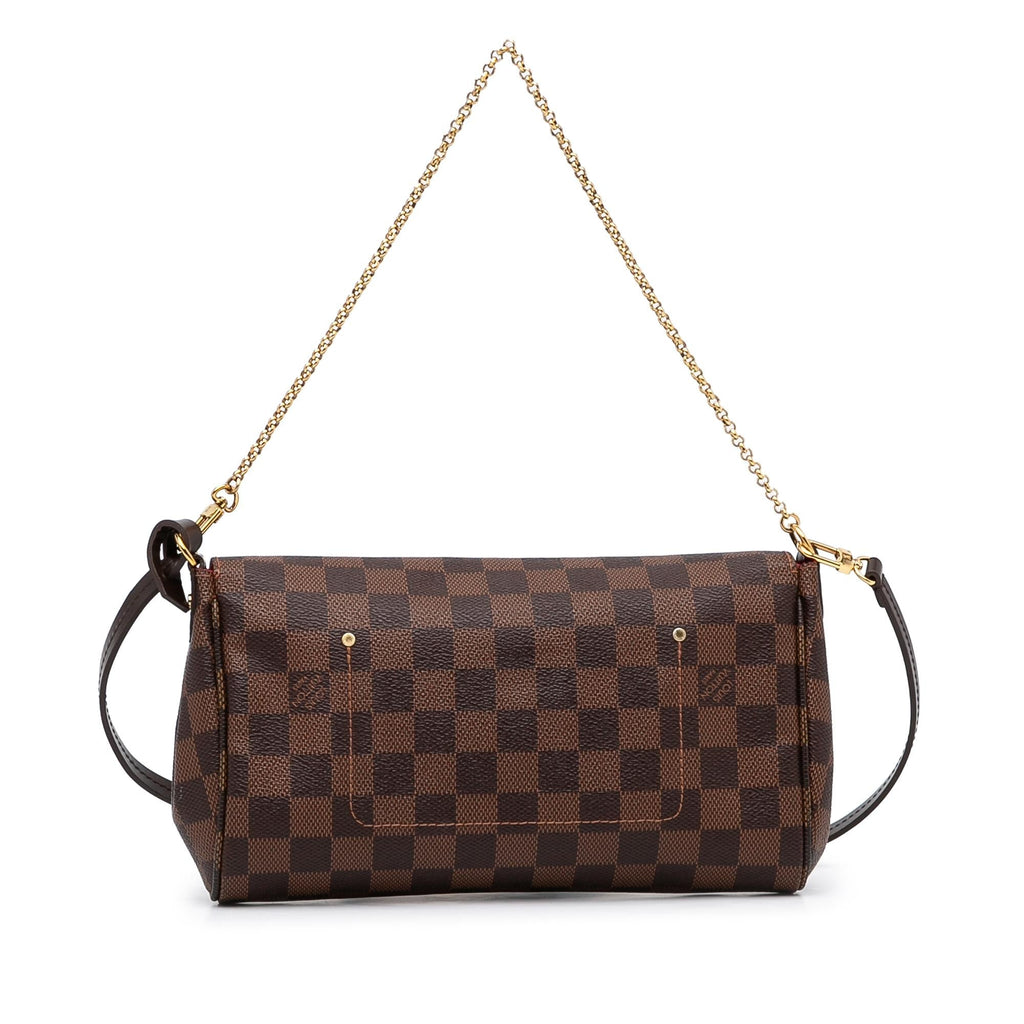 Louis Vuitton Damier Ebene Favorite MM (SHG-koa6ve)